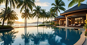 椰風魅力(li)2+2半自助雙飛5日(ri)遊（套餐